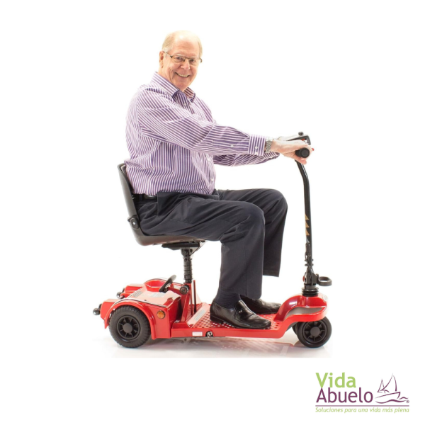 Scooter Ultraligero Plegable Rojo - Imagen 3