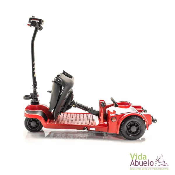 Scooter Ultraligero Plegable Rojo - Imagen 5