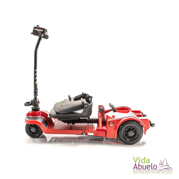 Scooter Ultraligero Plegable Rojo - Imagen 6