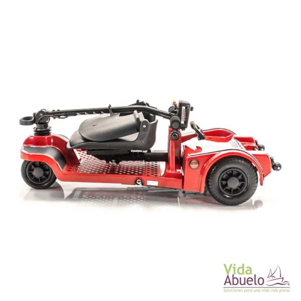 Scooter Ultraligero Plegable Rojo - Imagen 8