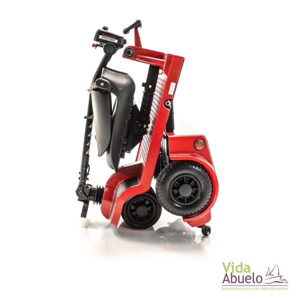 Scooter Ultraligero Plegable Rojo - Imagen 9