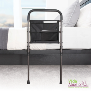 Barandal de seguridad para cama con soportes