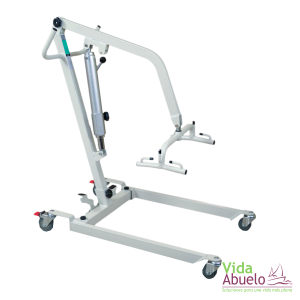 Grúa hidráulica para pacientes (compatible con motor eléctrico)