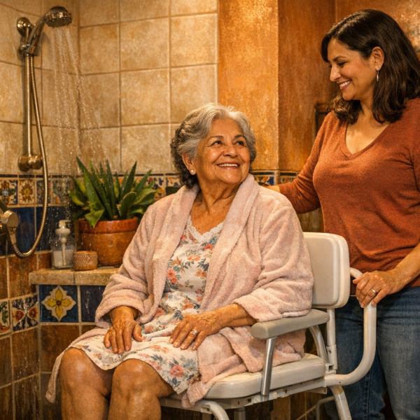 sillas cómodo para baño