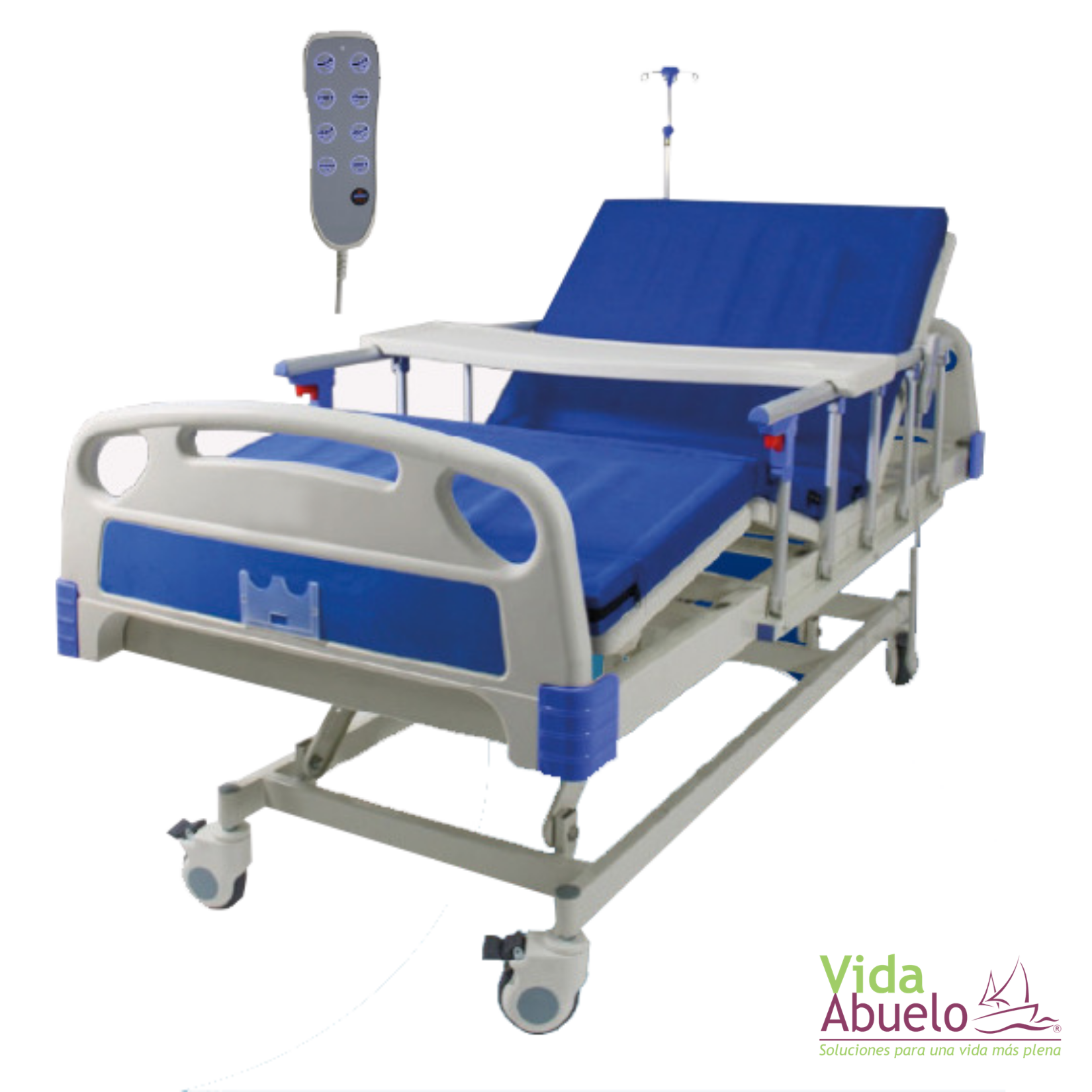Cama de hospital eléctrica de 3 funciones económica con accesorios