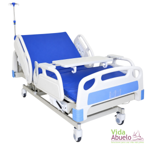 Cama de hospital eléctrica de 3 motores tipo hospitalaria con accesorios