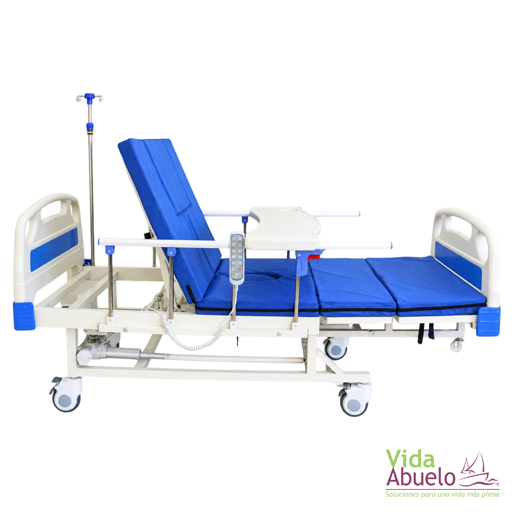 Cama de hospital cardiaca 4 motores con comodo - Imagen 2