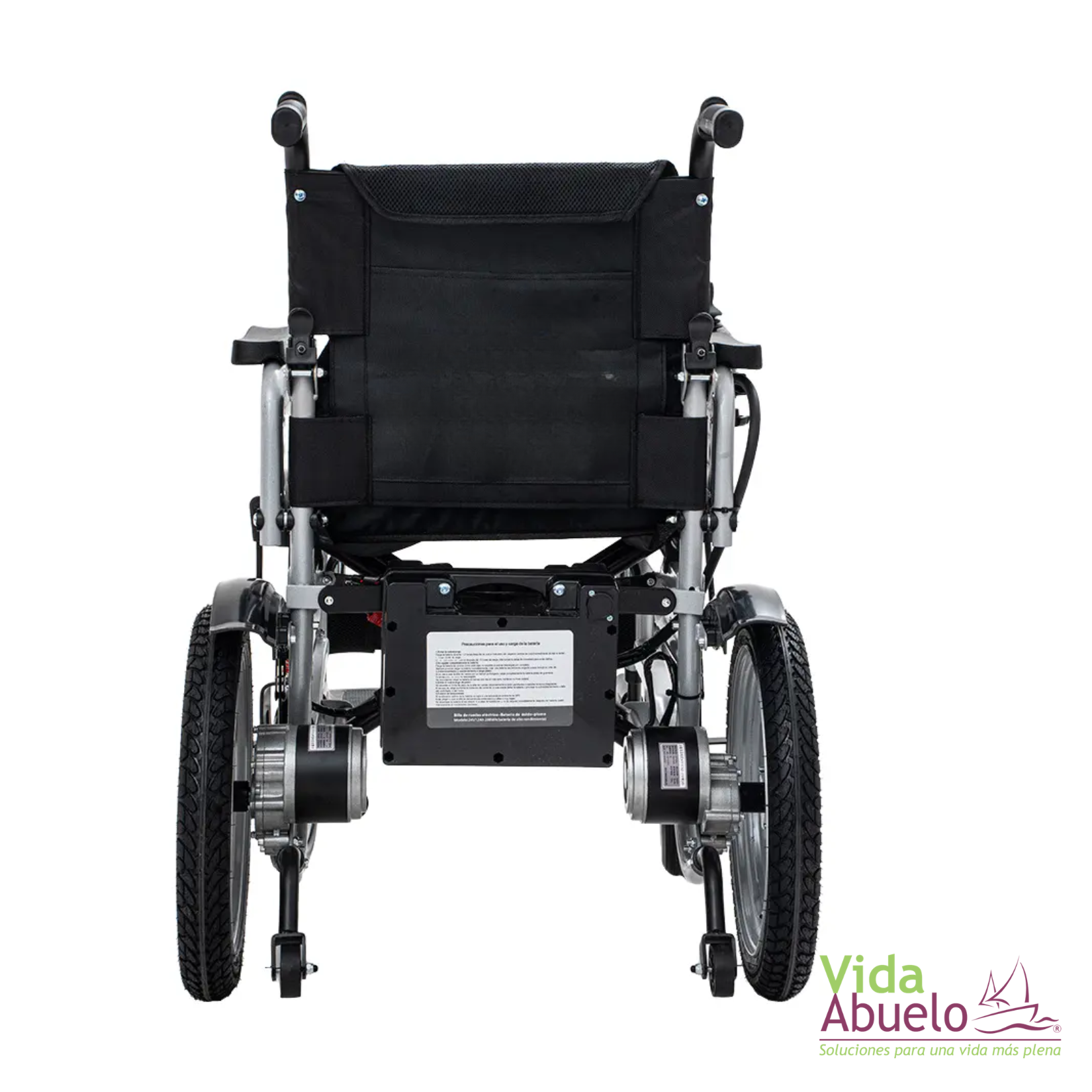 Silla de ruedas eléctrica todoterreno con amortiguadores y ligera - Imagen 3