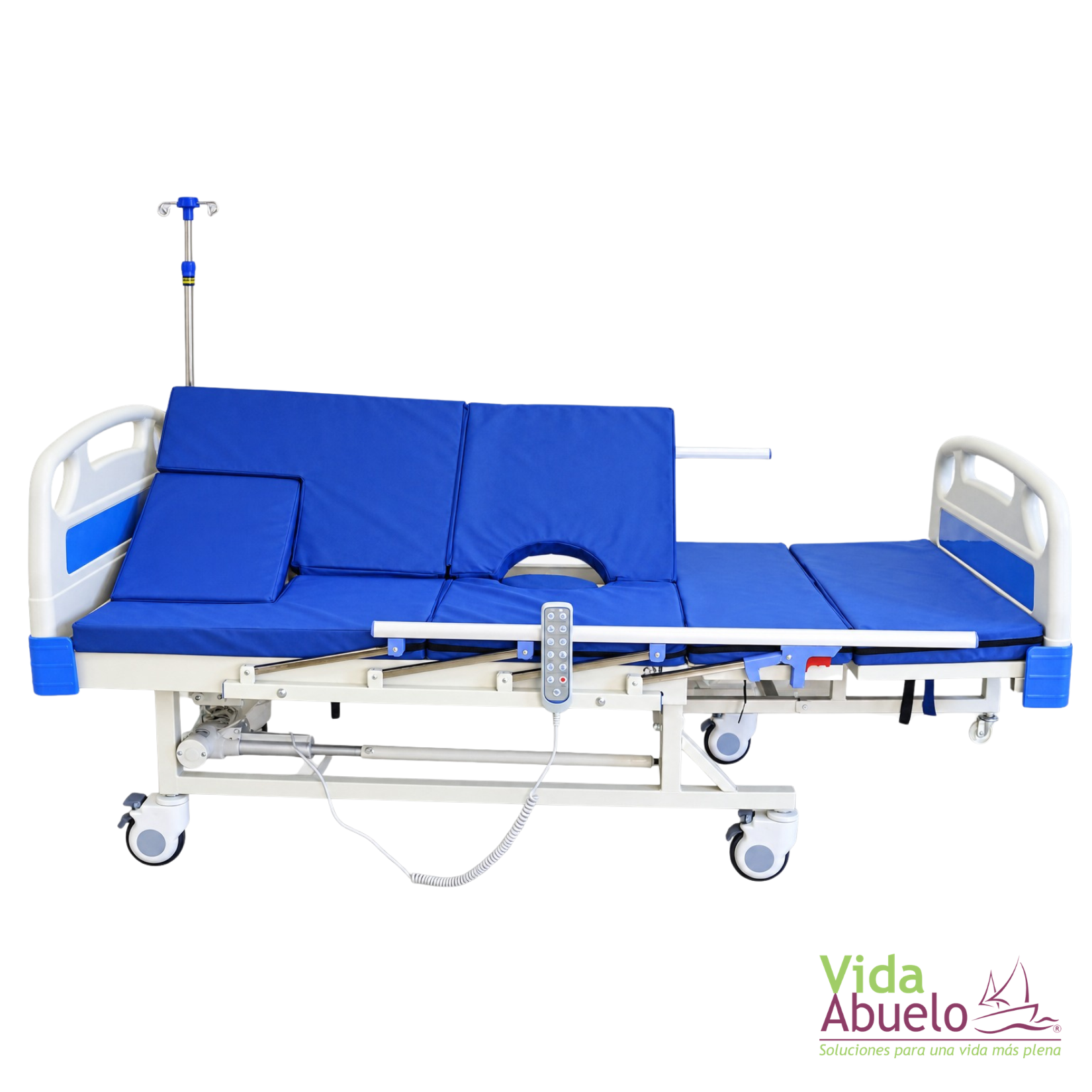 Cama de hospital cardiaca 4 motores con comodo - Imagen 4