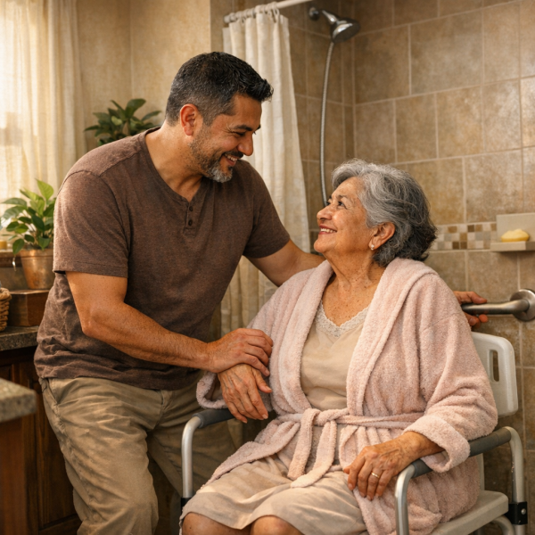 seguridad adultos mayores baño