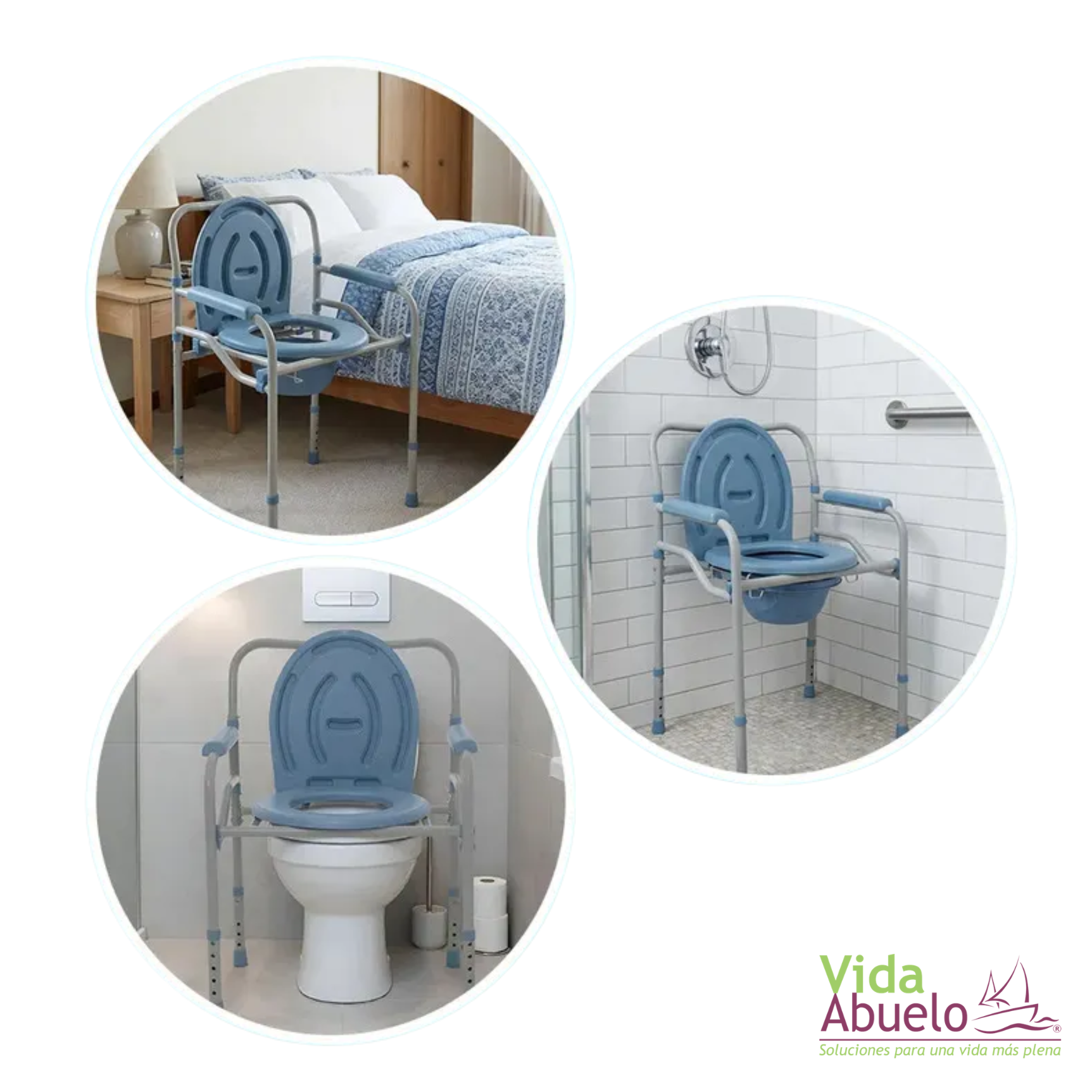 Silla comodo 3 en 1 plegable sin ruedas - Imagen 5
