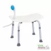 Banca sencilla para ducha o baño, altura ajustable - Imagen 4