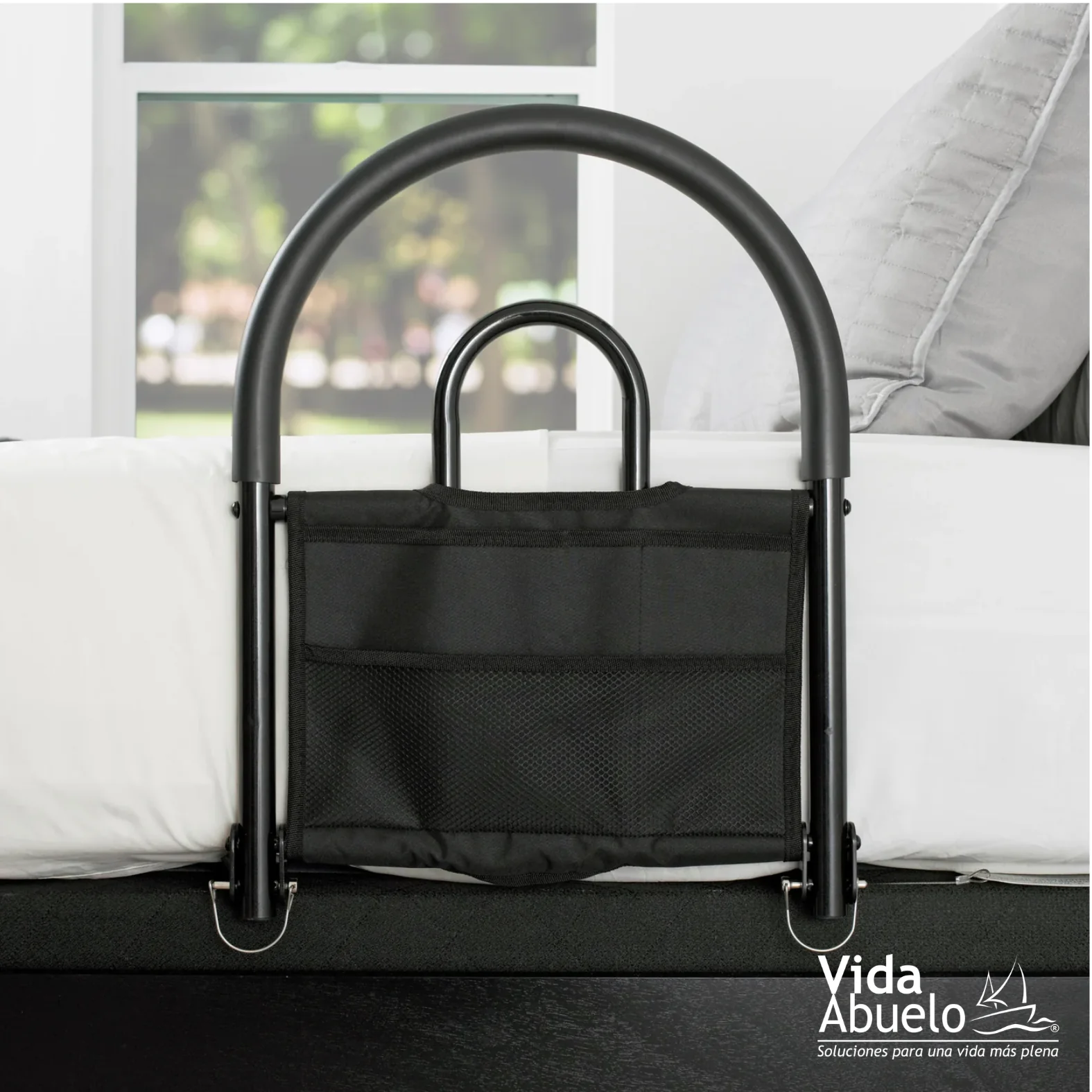 Barandal para viaje con organizador