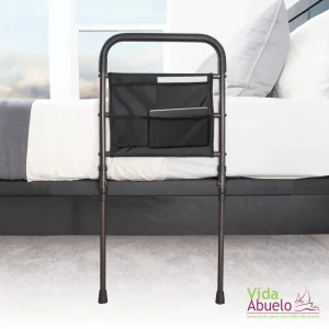 Barandal de seguridad para cama con soportes