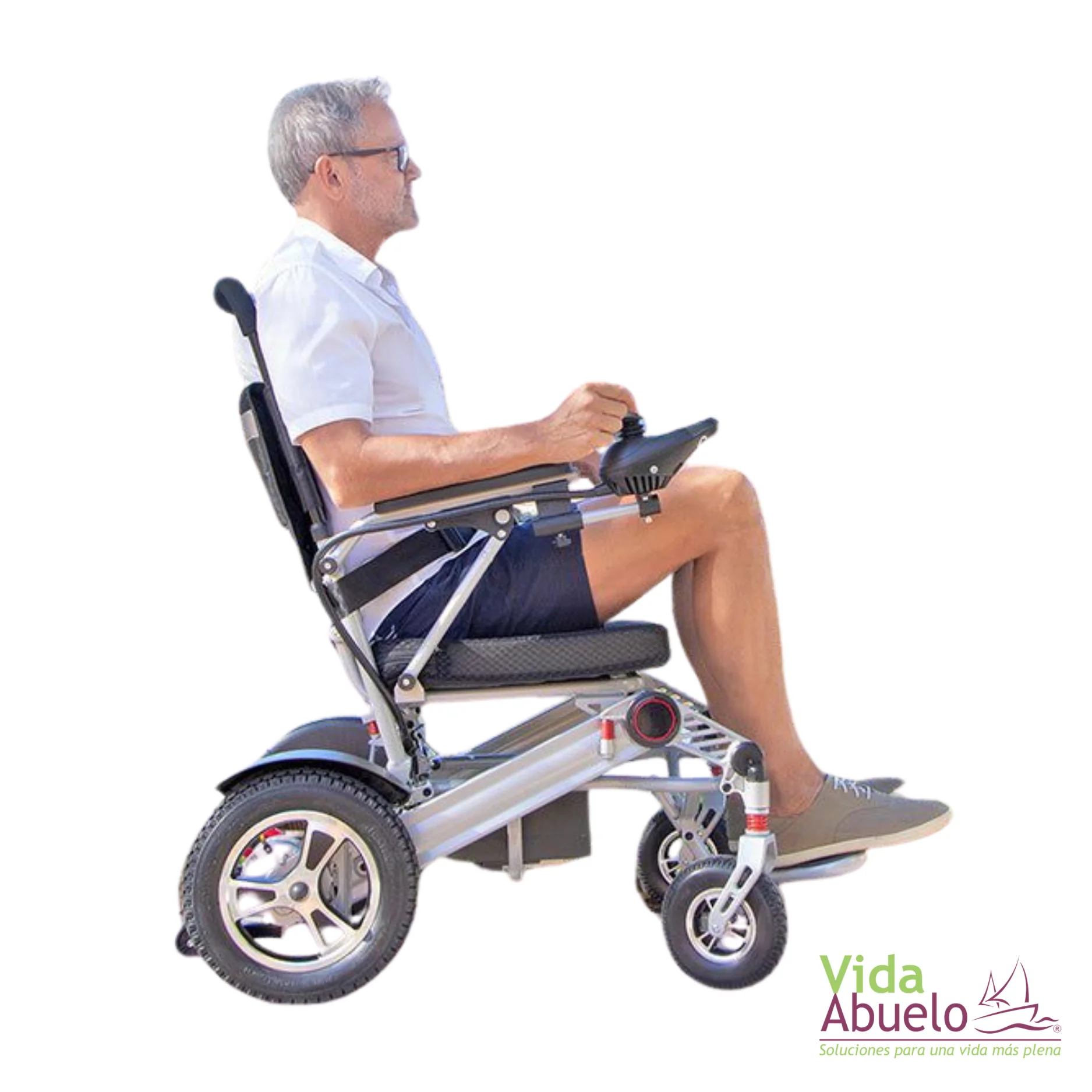 Silla de ruedas eléctrica ligera transportable - Imagen 4