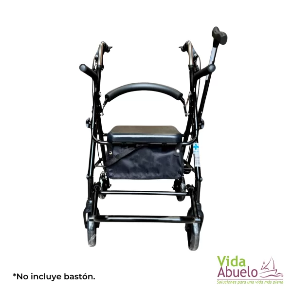 Andador rollator y silla de traslado económico 2 en 1