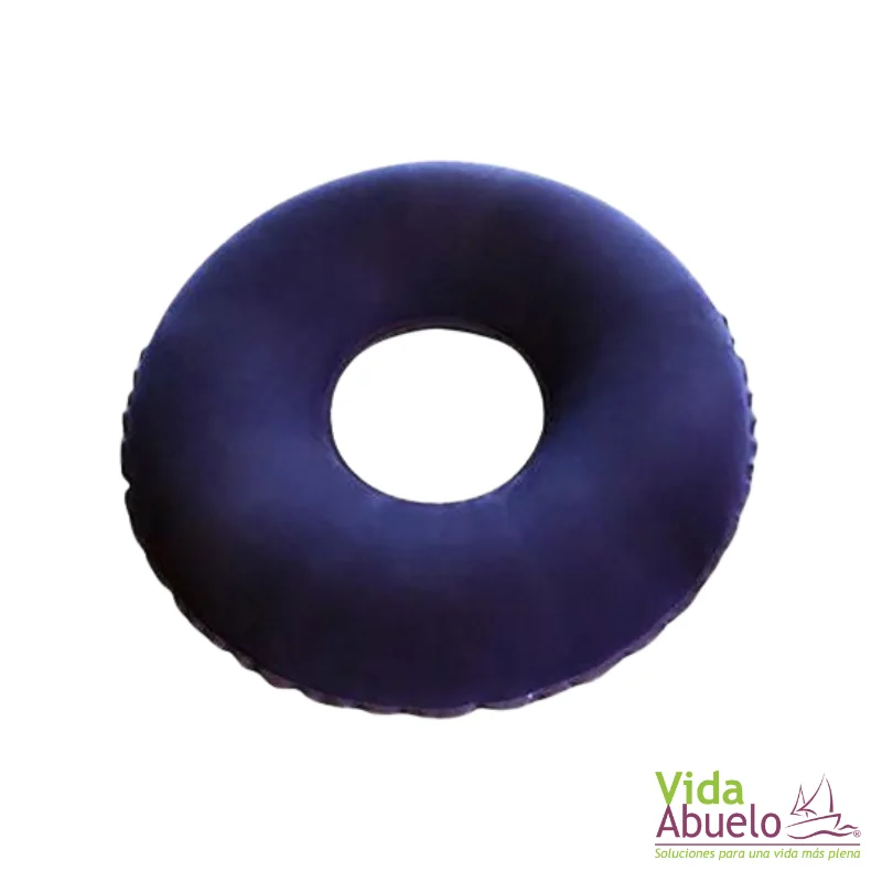 Dona inflable color azul