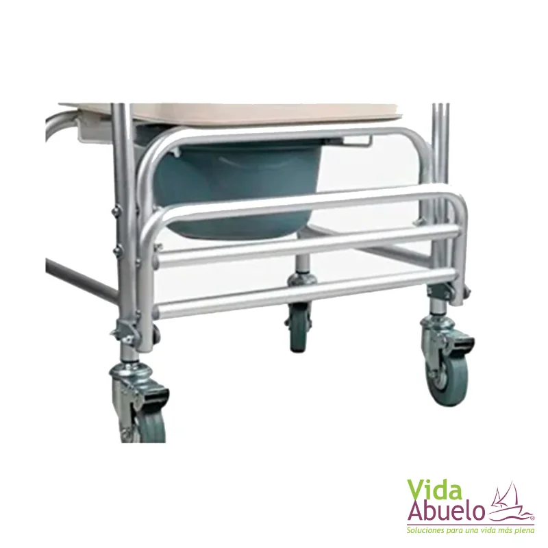 Silla cómodo con ruedas para baño o regadera - Imagen 4