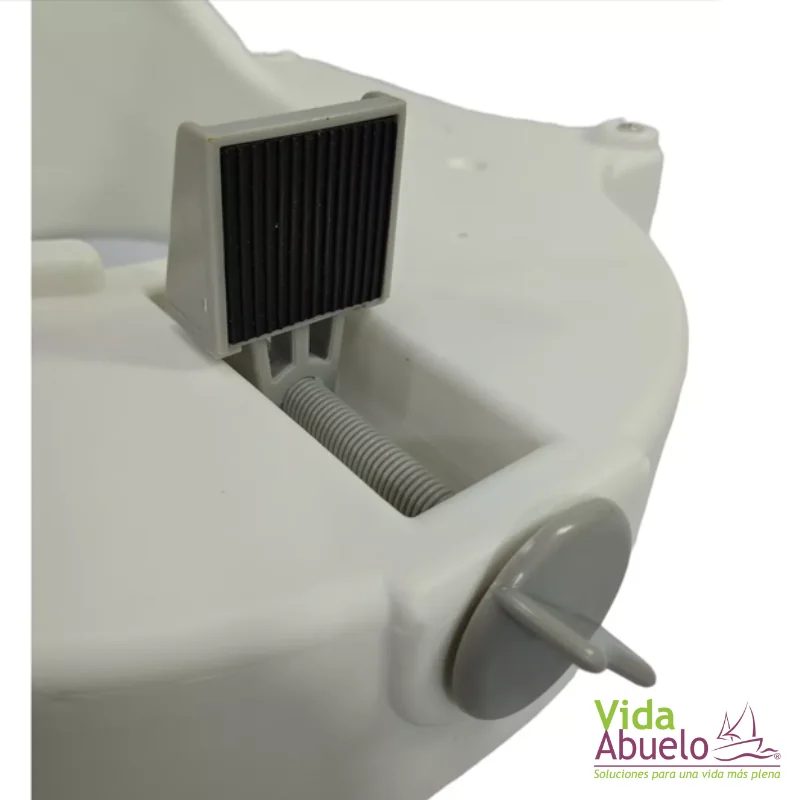 Aumento económico para wc con seguro y brazos de apoyo - Imagen 4