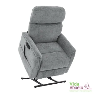 Sillón con elevación en tela Gris