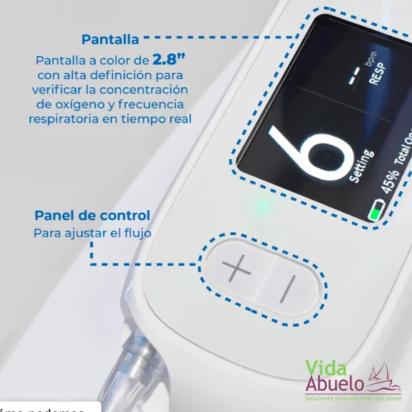 Concentrador de Oxígeno Portátil de 6 Litros - Imagen 2
