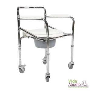 Silla para ducha con brazos y respaldo