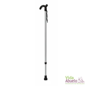 Bastón de 1 punta con mango alemán