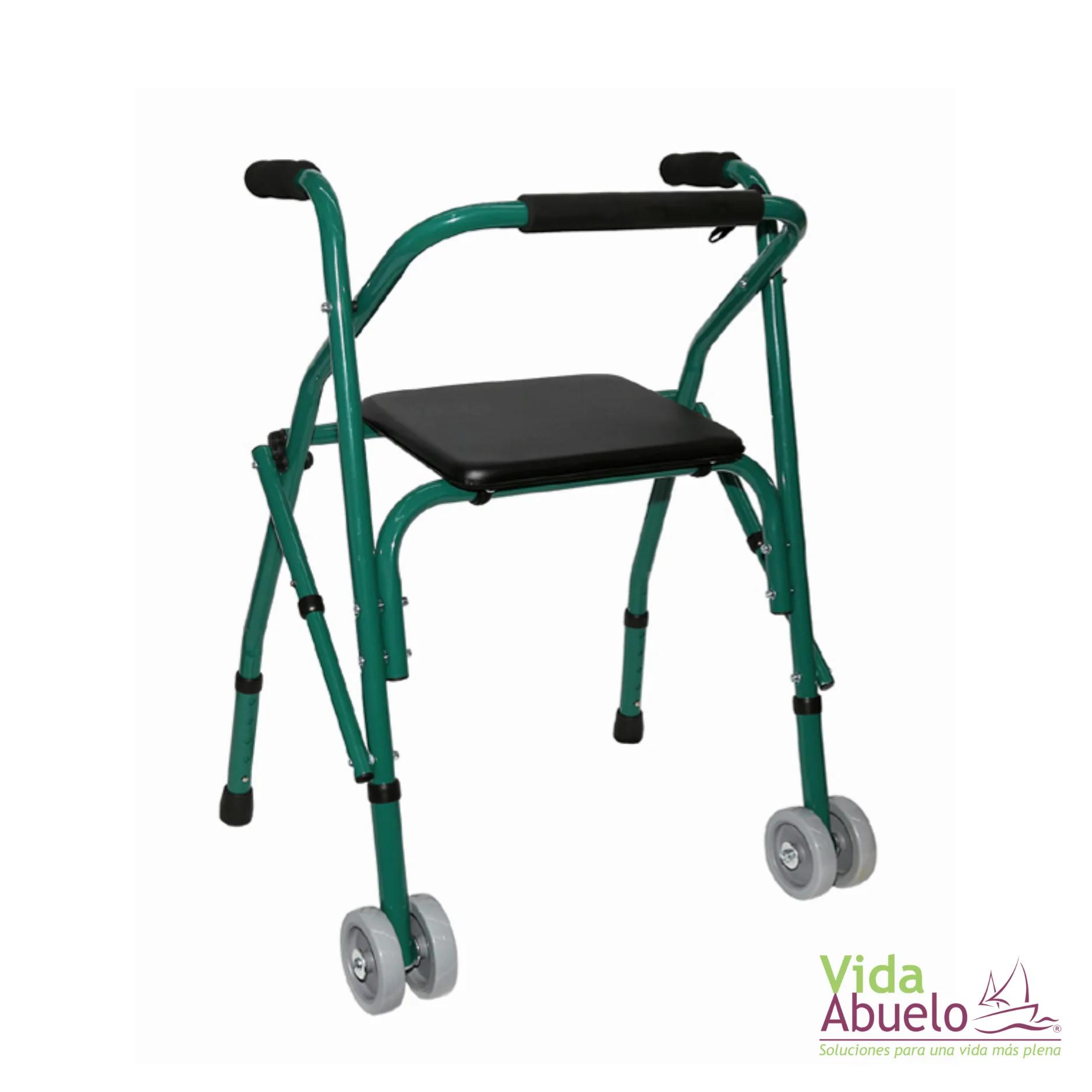 Andador económico 2 ruedas con asiento