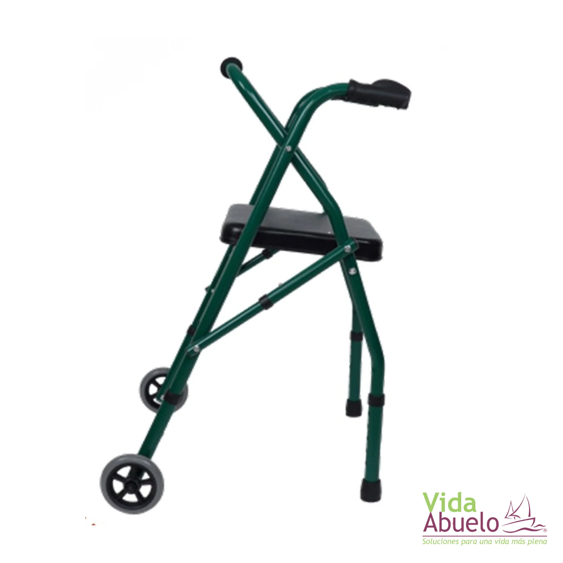 Andador económico 2 ruedas con asiento - Imagen 2