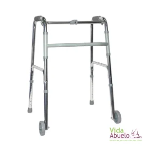 Andador plegable con ruedas/fijo recíproco