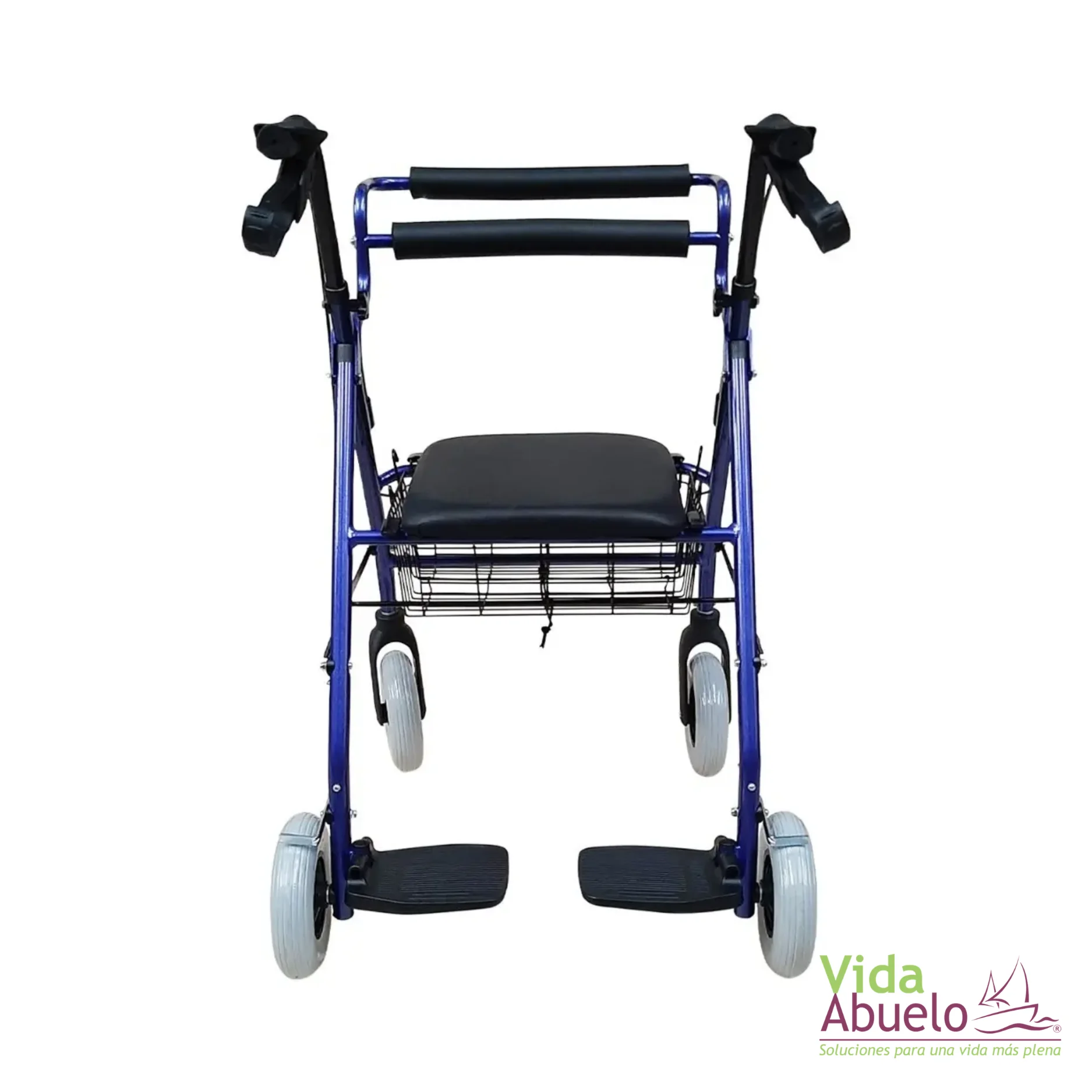 Andador Rollator 2 en 1 Azul - Imagen 2