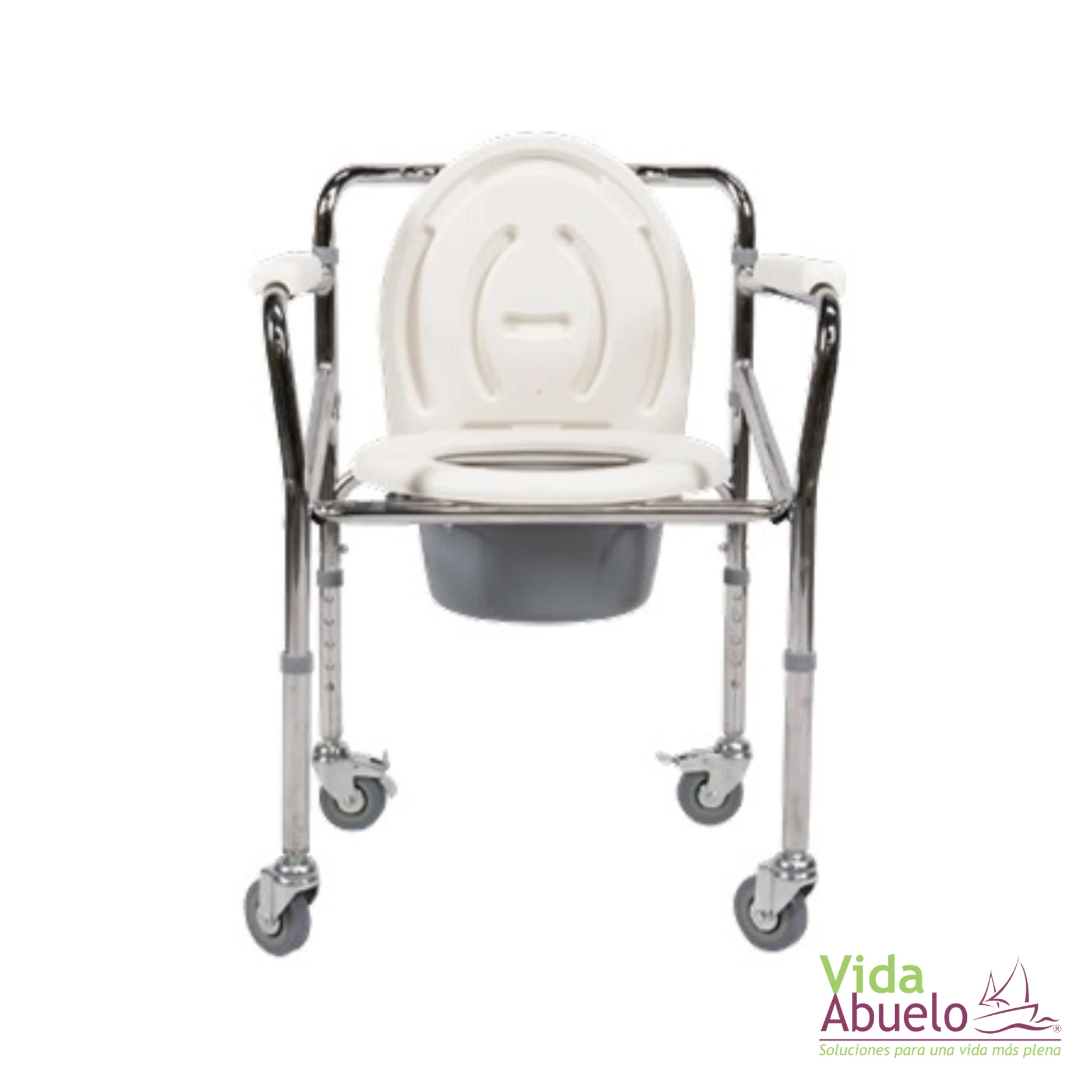 Silla comodo plegable con ruedas - Imagen 2