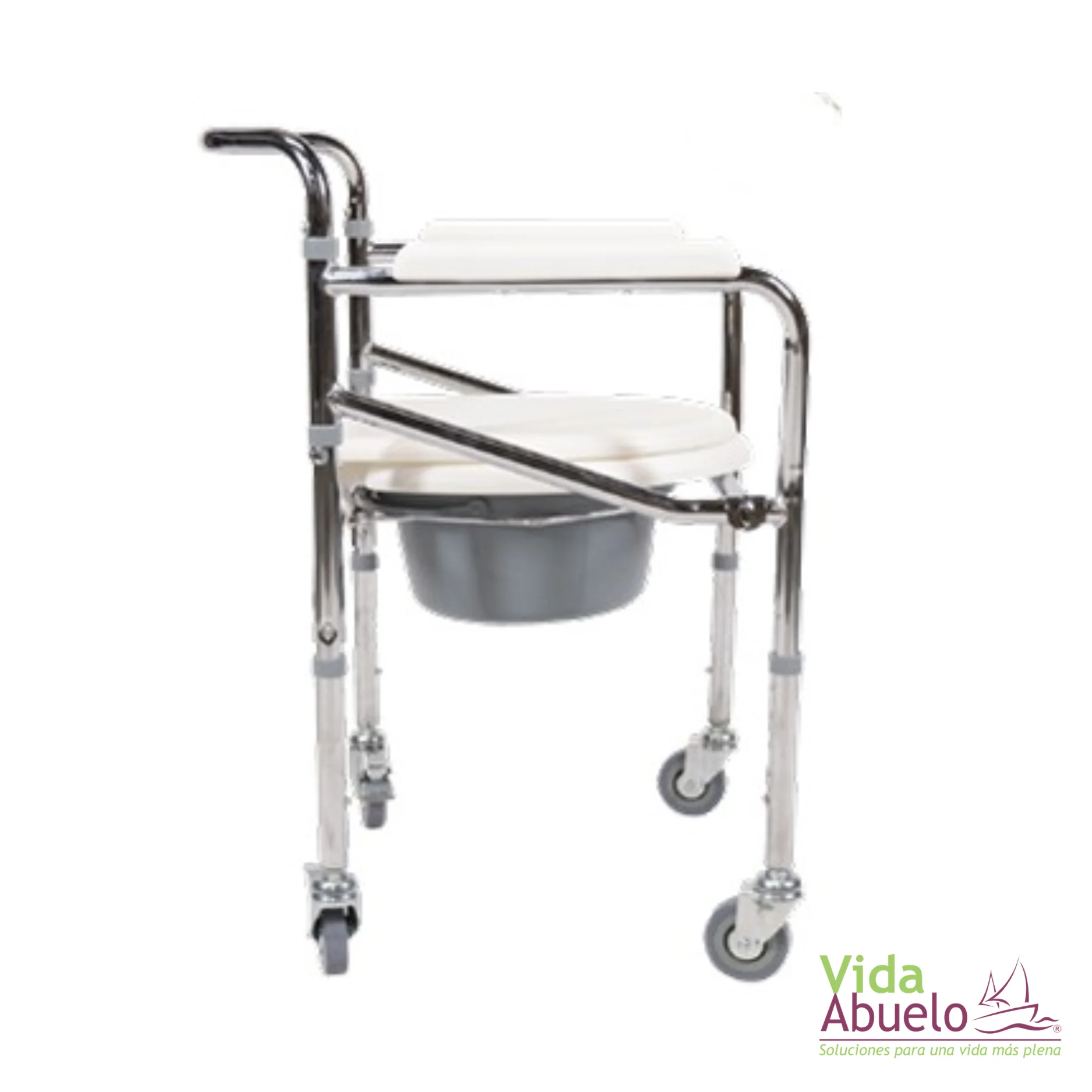 Silla comodo plegable con ruedas - Imagen 3