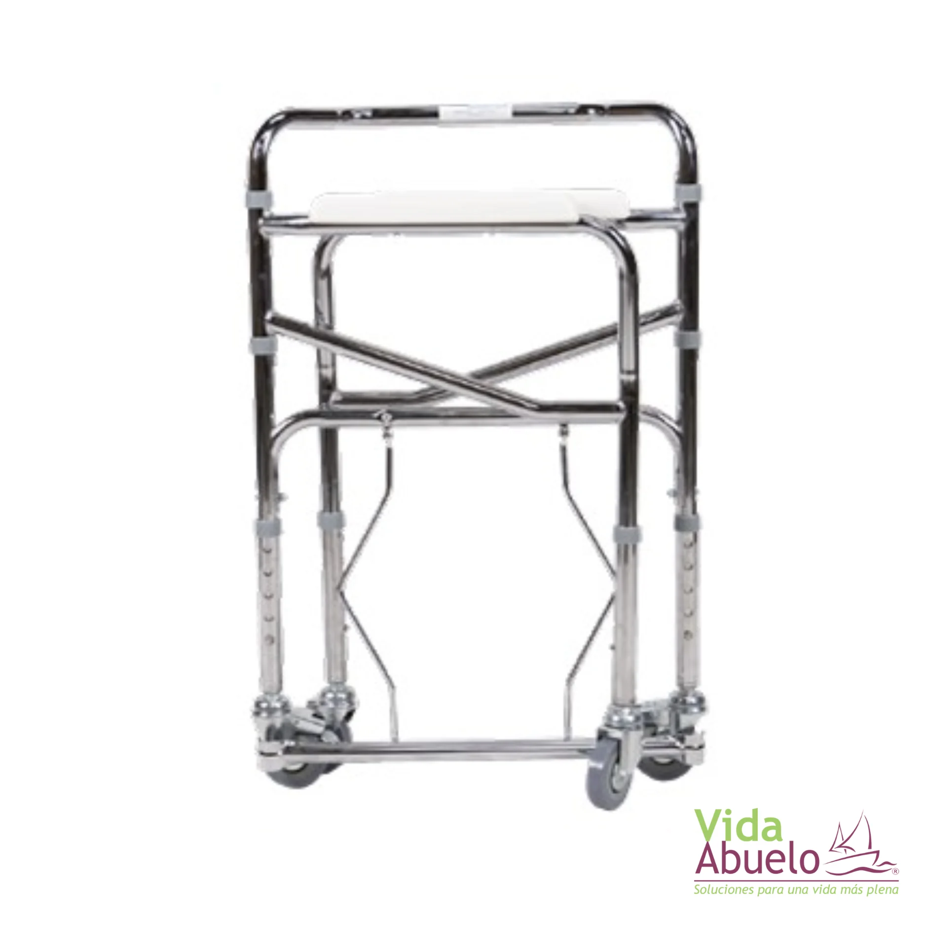 Silla comodo plegable con ruedas - Imagen 4