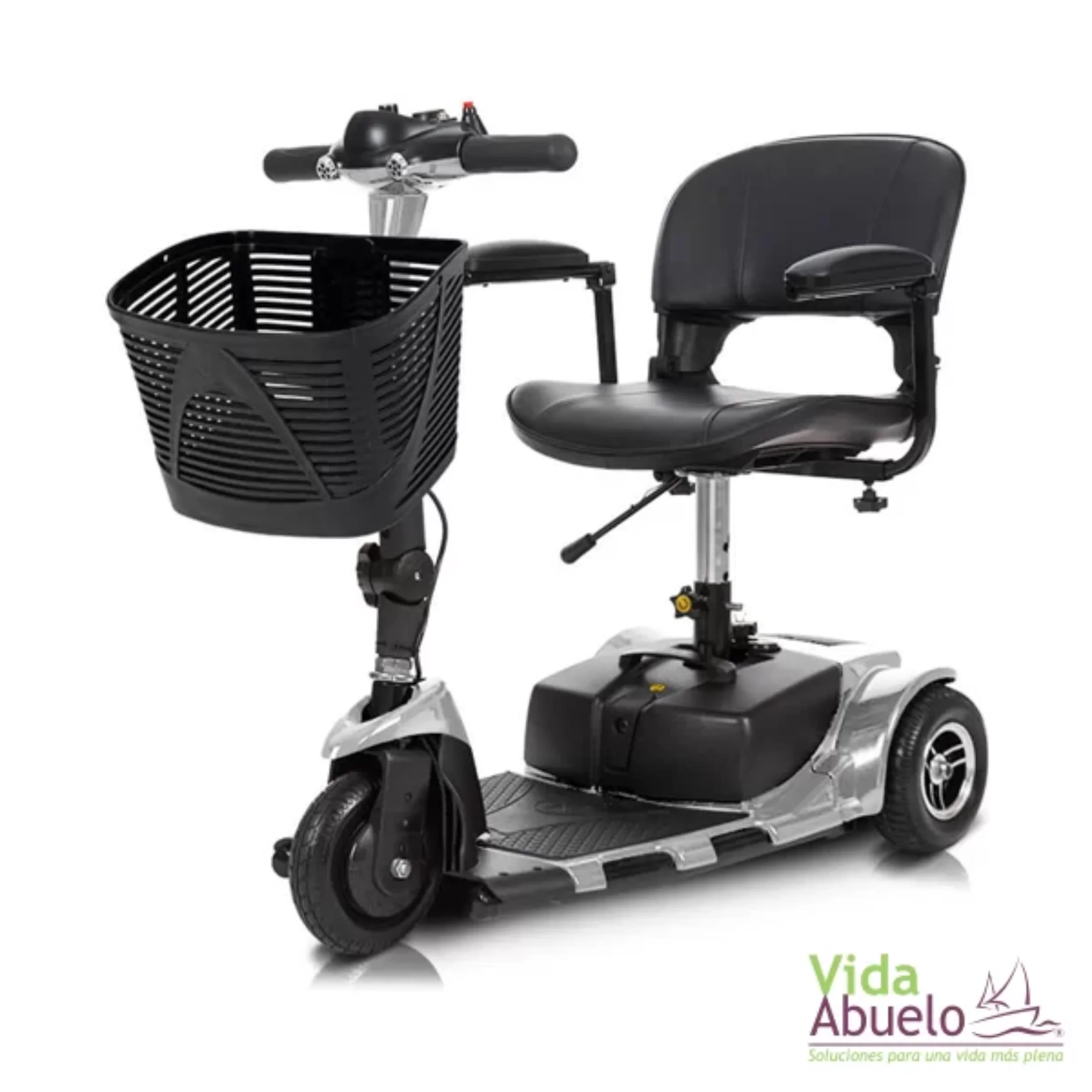 Scooter eléctrico de 3 ruedas económico plata