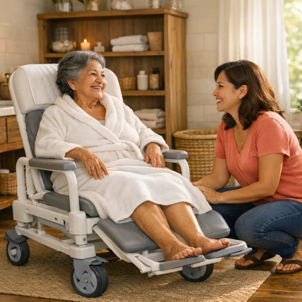 sillas cómodo con ruedas adultos mayores