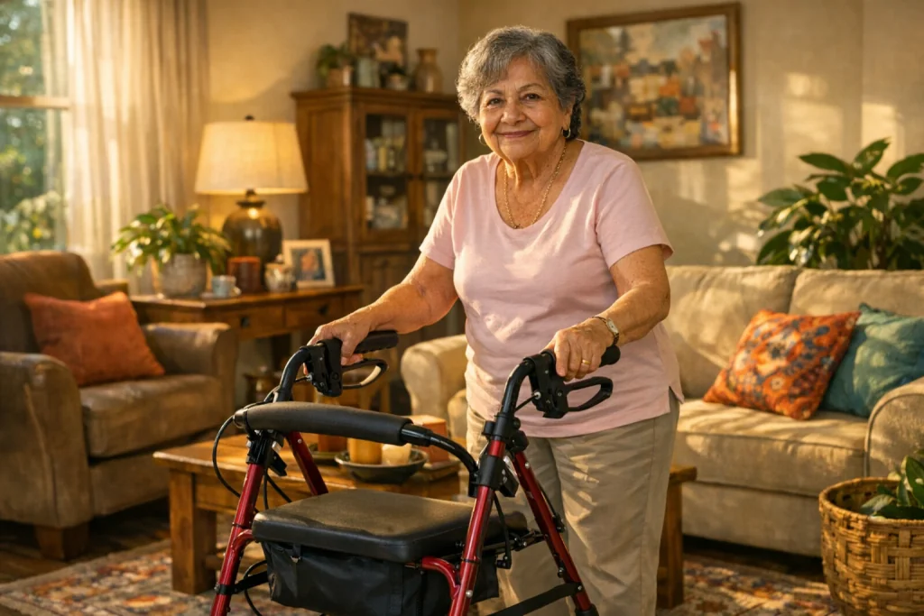 andadores rollator con asiento