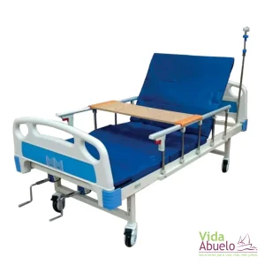 Cama Manual de lujo con mesa y colchón incluido