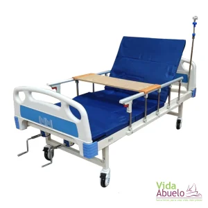 Cama Manual de lujo con mesa y colchón incluido