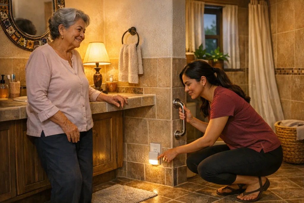 caídas nocturnas adultos mayores