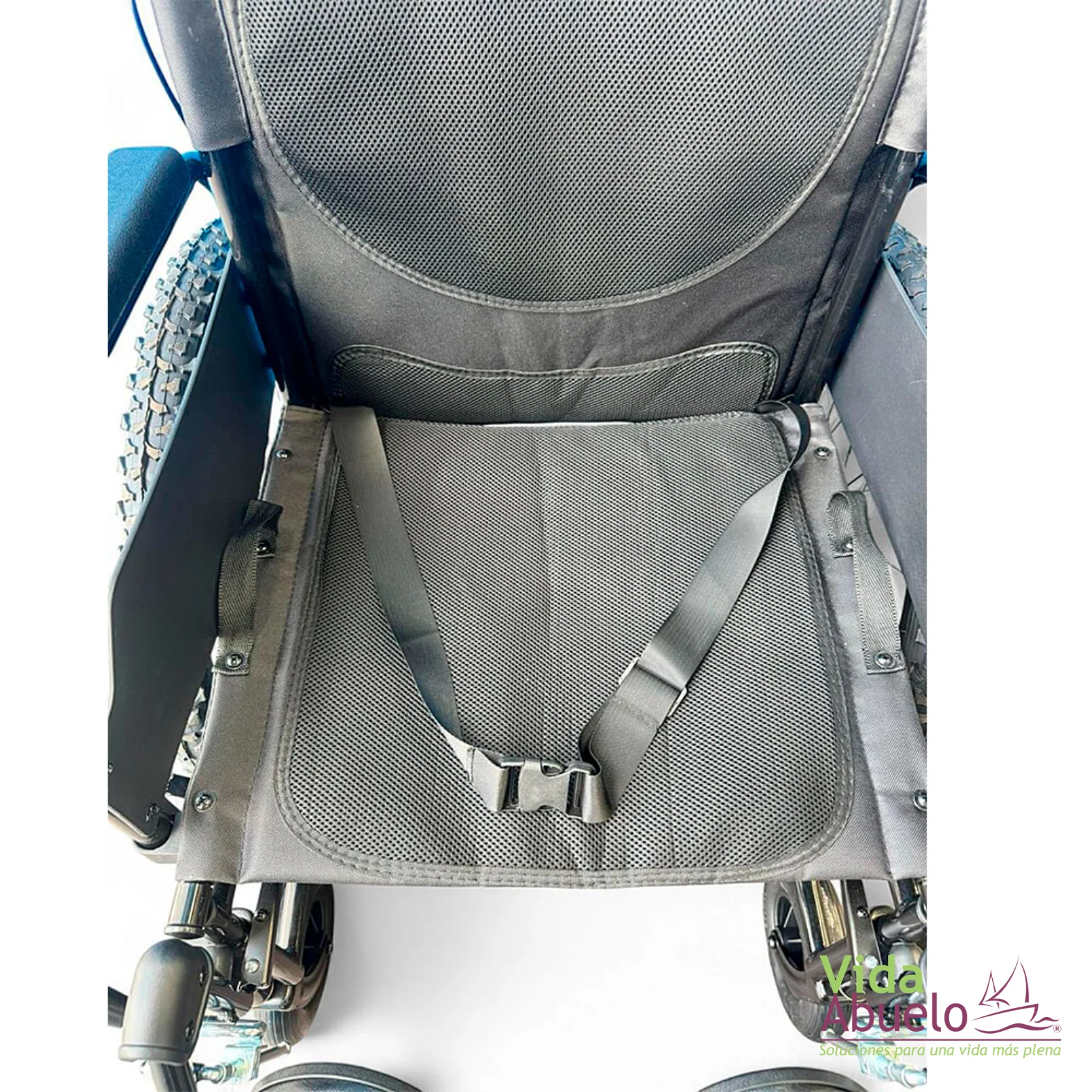 Silla de ruedas todoterreno de lujo con elevadores de piernas - Imagen 3