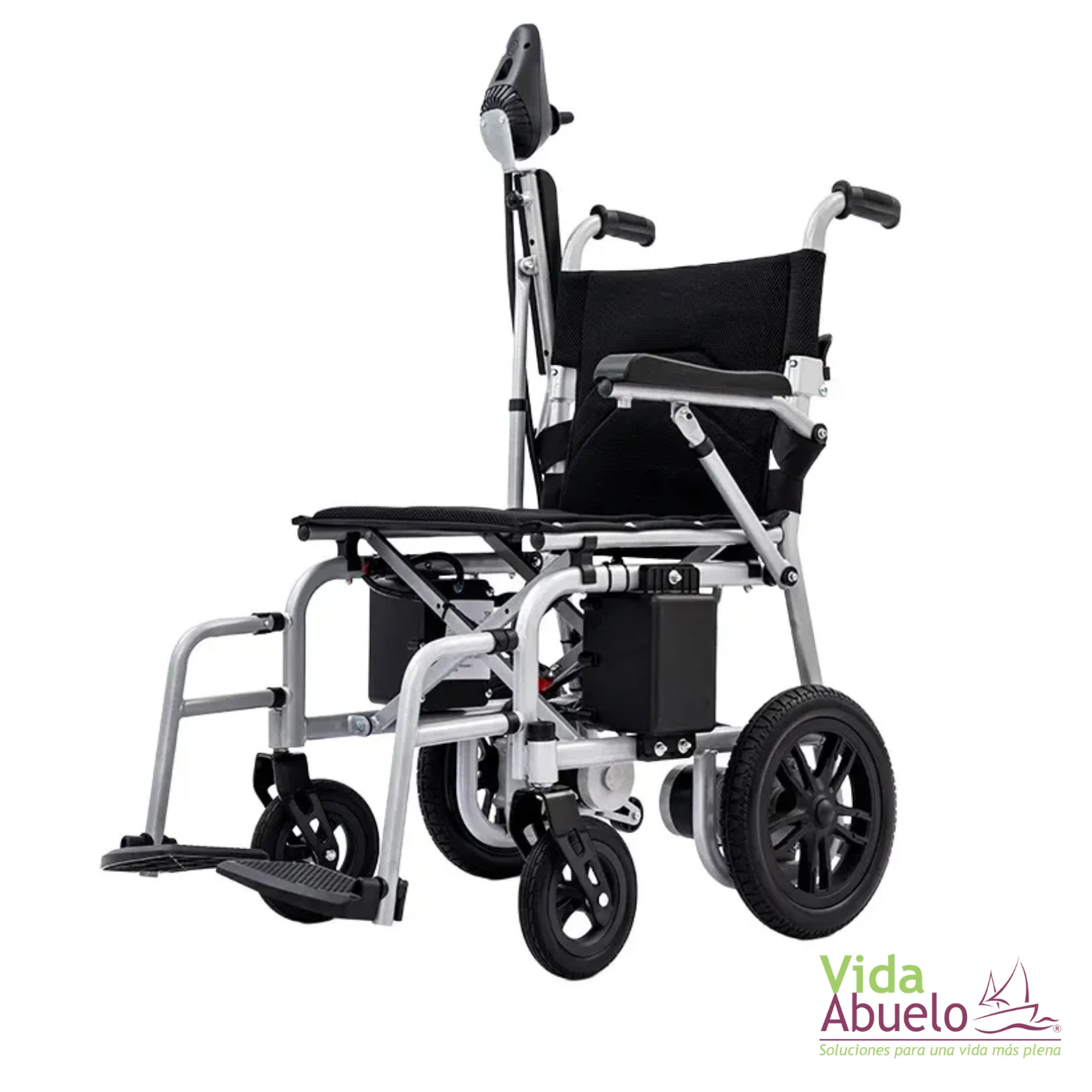 Silla de ruedas eléctrica plegable y transportable - Imagen 3