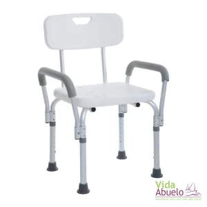 Sillas para ducha con respaldo y asas