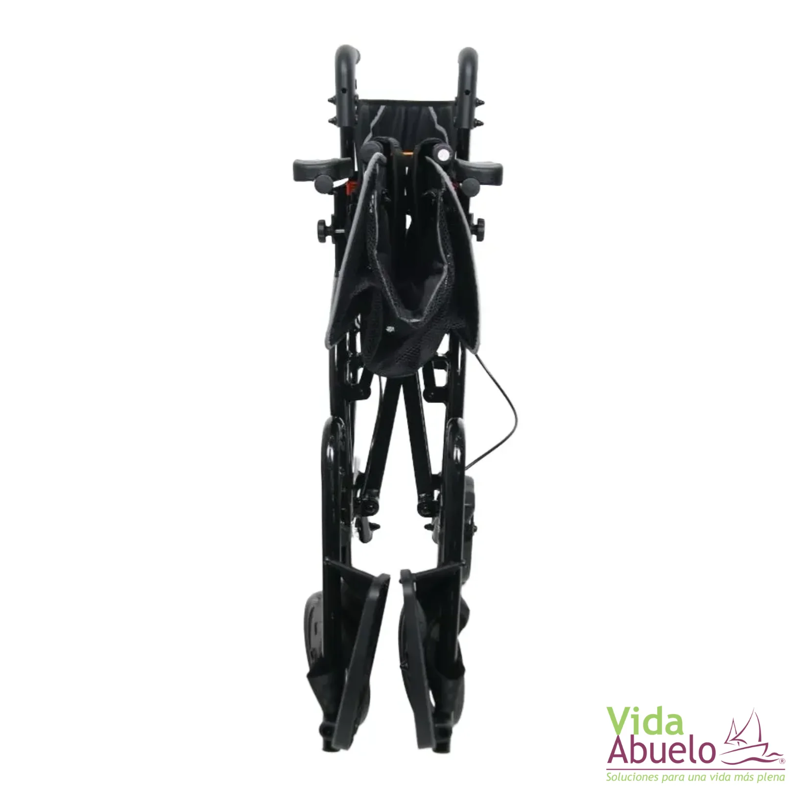 Andador Rollator 2 en 1 de lujo negro - Imagen 4