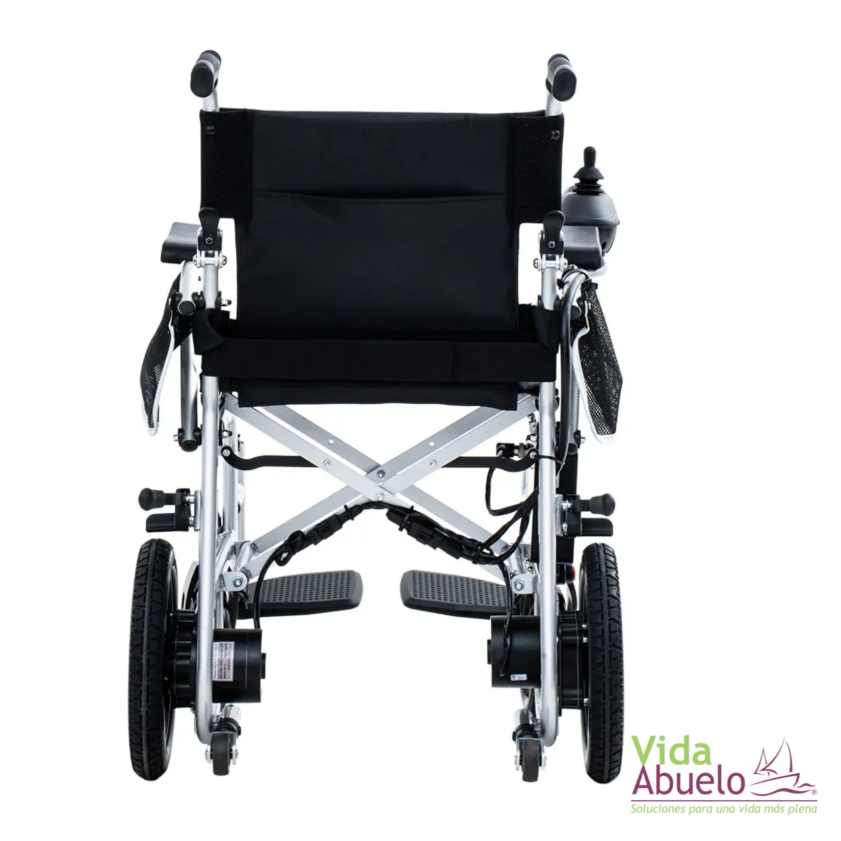 Silla de ruedas eléctrica ligera y transportable con baterías de litio - Imagen 3