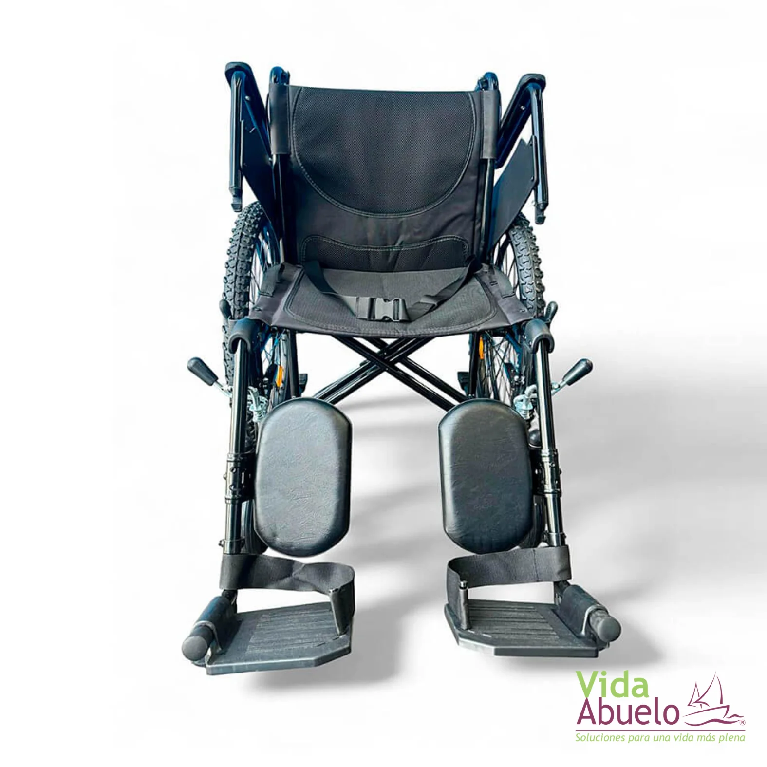 Silla de ruedas todoterreno de lujo con elevadores de piernas - Imagen 4