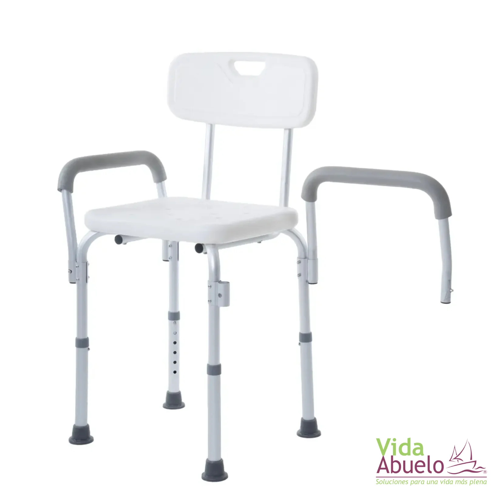 Sillas para ducha con respaldo y asas - Imagen 2