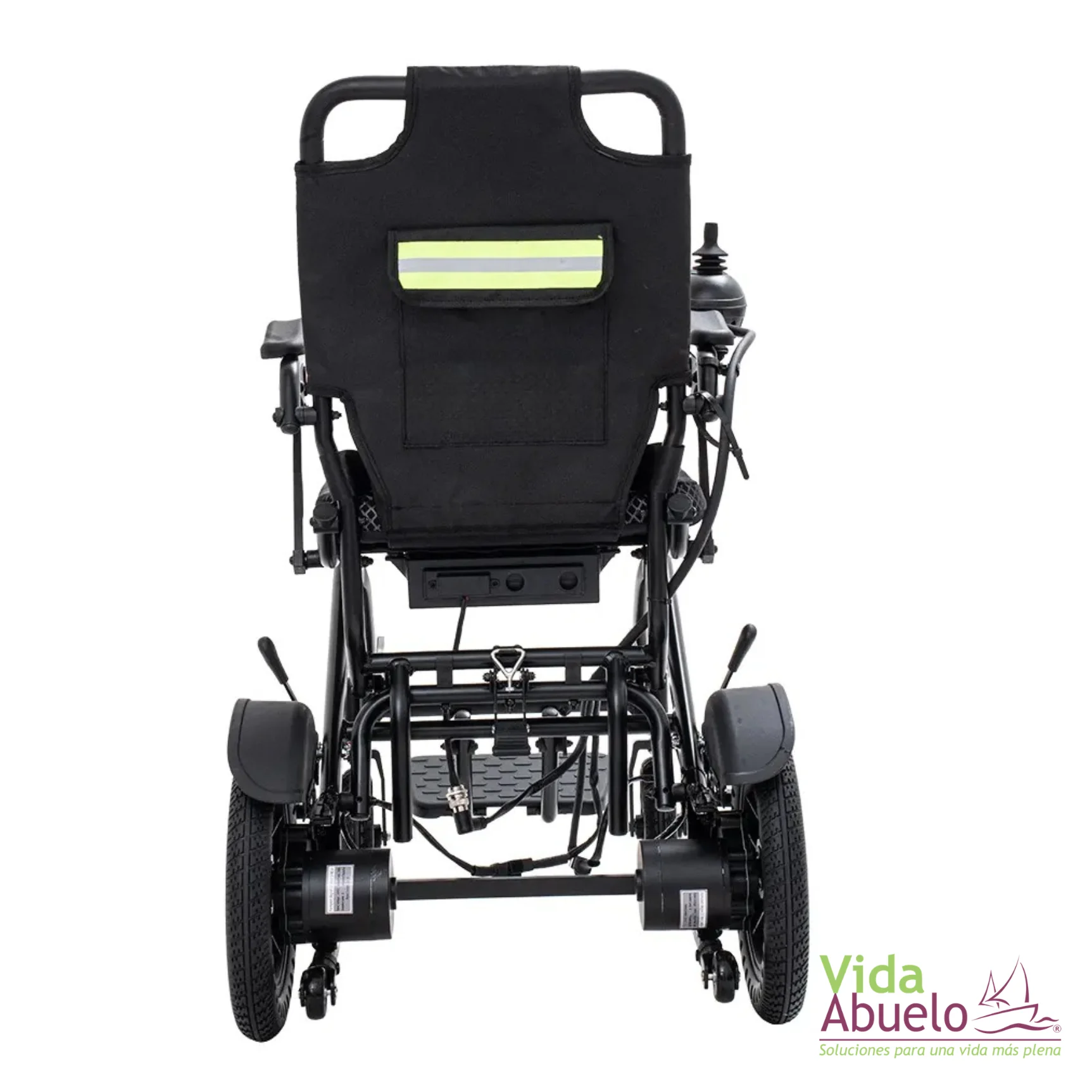 Silla de ruedas eléctrica, práctica y plegable para viaje con batería de litio - Imagen 4