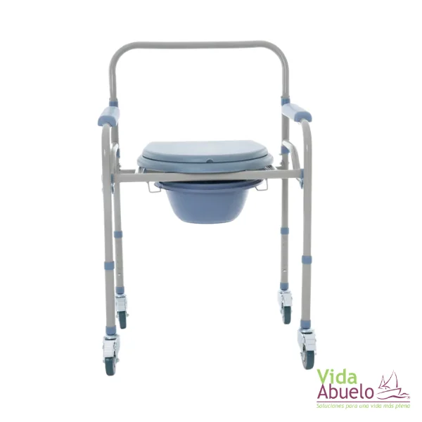 Silla comodo plegable con ruedas - Imagen 3