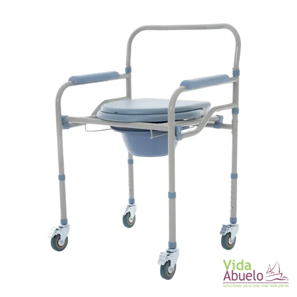 Silla comodo plegable con ruedas - Imagen 2
